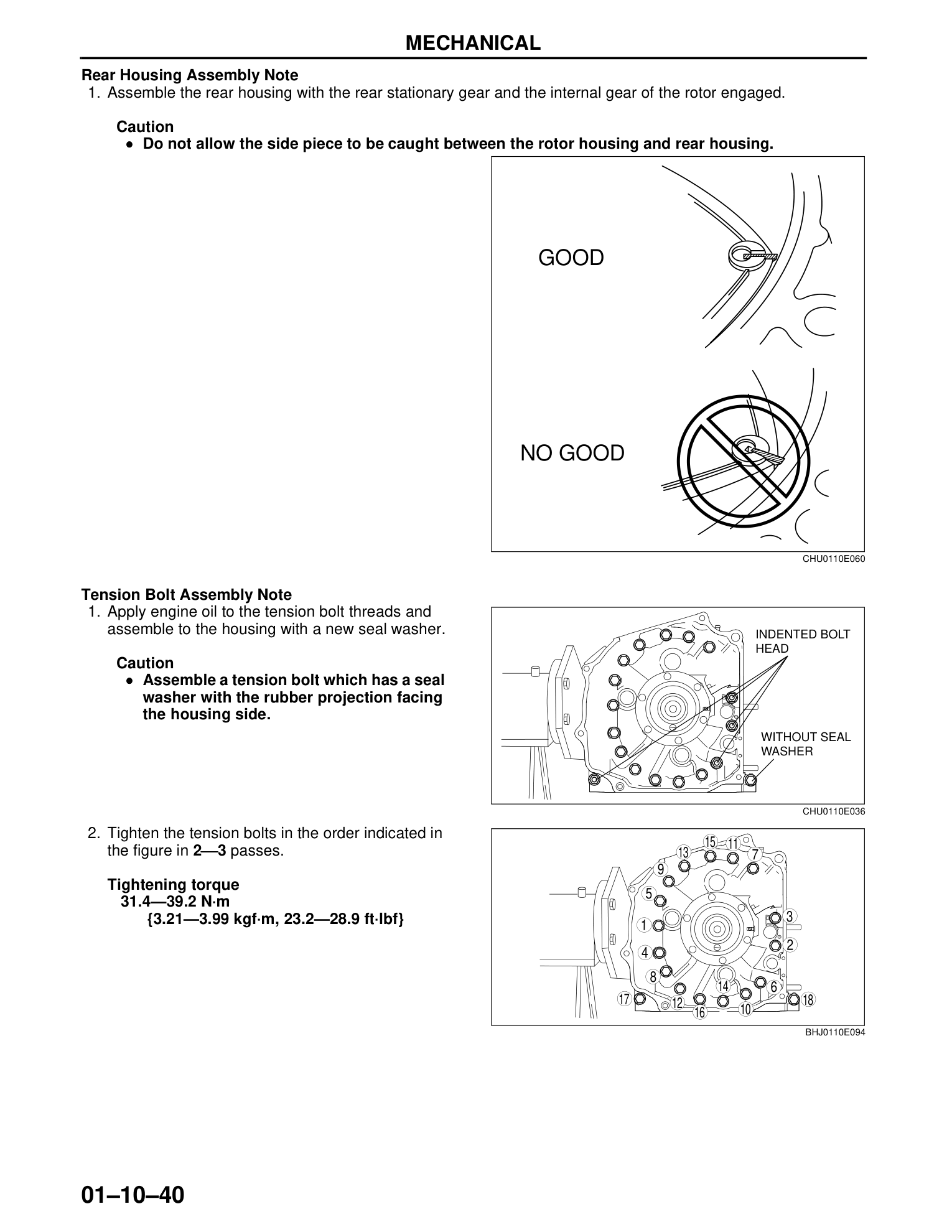 Tension Bolt Tightening Order